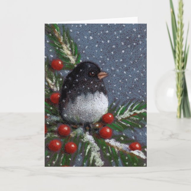 CHRISTMAS JUNCO HELGKORT (Framsida)