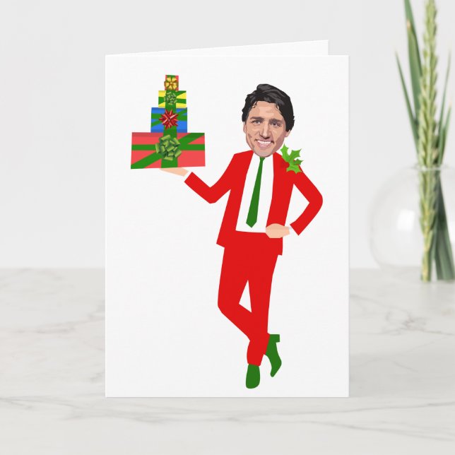 christmas Justin trudeau Helgkort (Framsida)