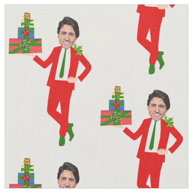 christmas Justin trudeau Tyg (Närbild)