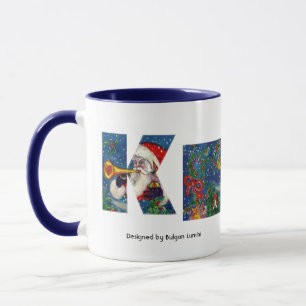 CHRISTMAS K BREV / JULTOMTEN BUGLER MONOGRAM MUGG