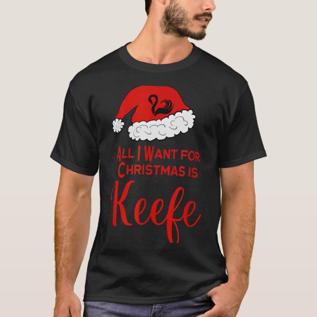Christmas Keefe Shirt For Keeper Fans Of The Lost  T Shirt (Framsida)