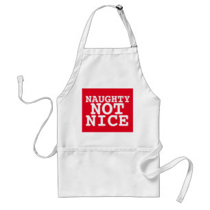 CHRISTMAS KITCHEN APRONS NAIGHTY NOT NICE FÖRKLÄDE