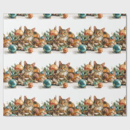 Christmas Kittens Presentpapper