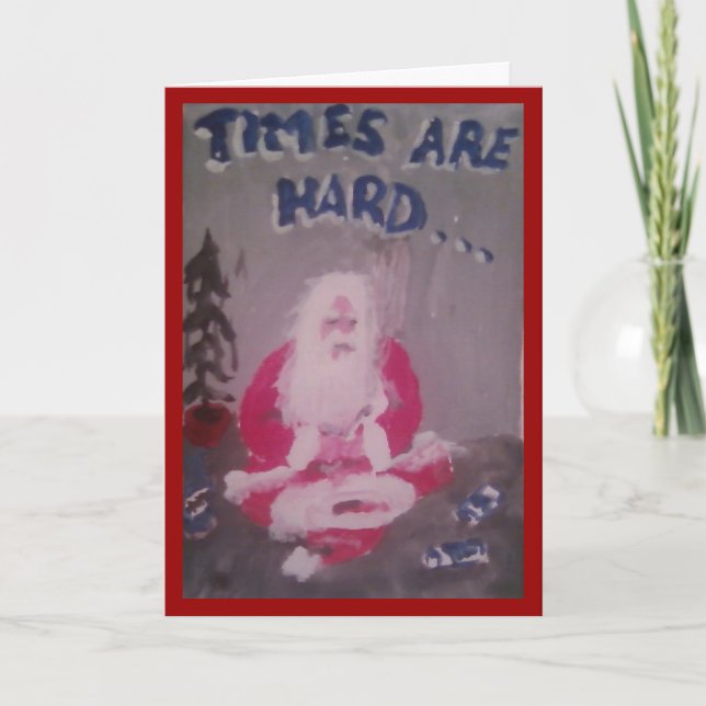 CHRISTMAS-KORT HUMOROUS HELGKORT (Framsida)