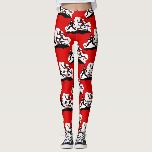 christmas krampus leggings (Framsida)