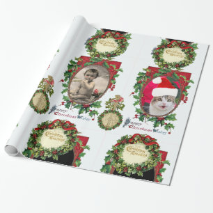 CHRISTMAS KRONA,BANJO,RED ROSETT BAND FOTOMALL PRESENTPAPPER