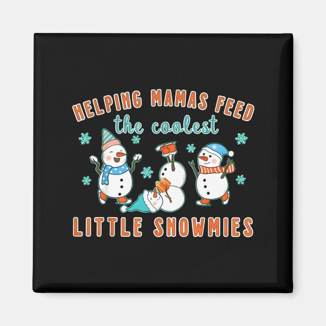 Christmas Lactation Consultant Lactation Nurse Lac Magnet (Framsidan)