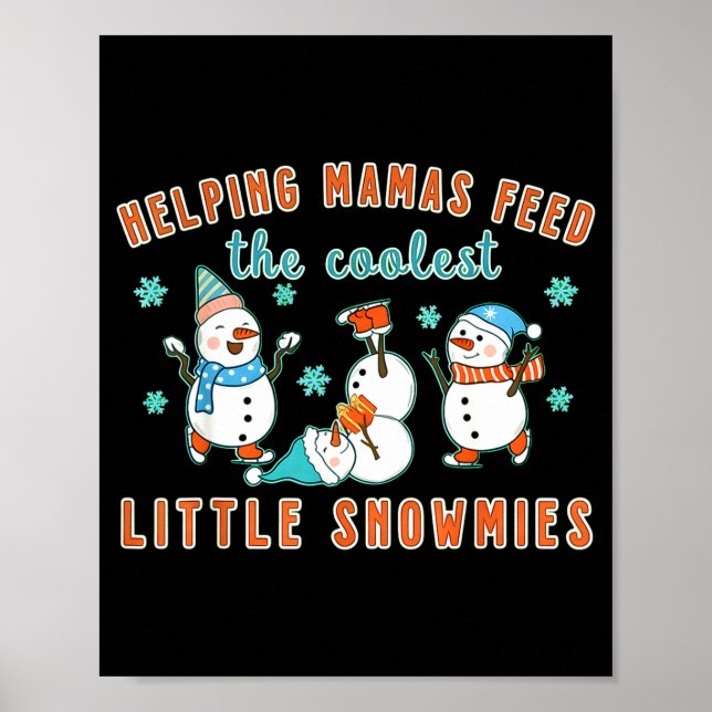 Christmas Lactation Consultant Lactation Nurse Lac Poster (Framsidan)