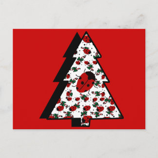 CHRISTMAS LADYBUGS HELG VYKORT