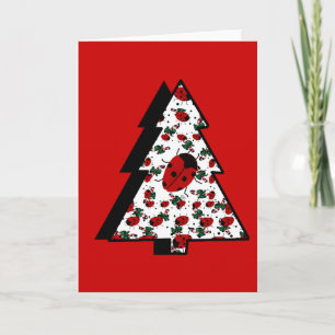 CHRISTMAS LADYBUGS HELGKORT