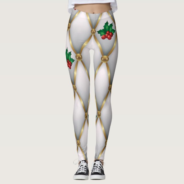 Christmas Leggings – Festive Holiday Pattern  (Framsida)