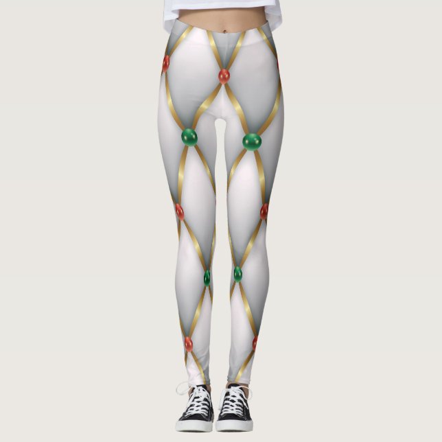 Christmas Leggings – Festive Holiday Pattern  (Framsida)