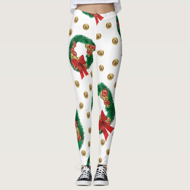 Christmas Leggings – Festive Holiday Pattern  (Framsida)