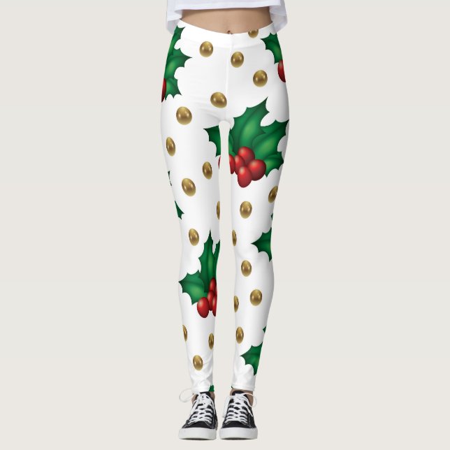 Christmas Leggings – Festive Holiday Pattern  (Framsida)