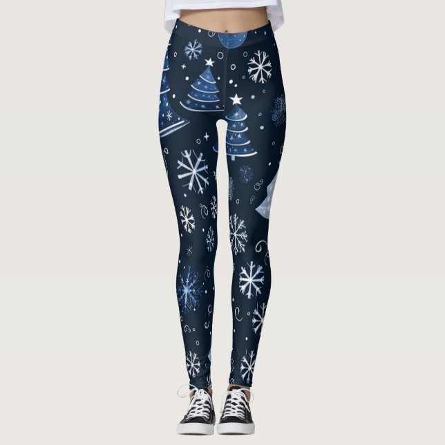 Christmas Leggings – Festive Holiday Pattern  (Framsida)