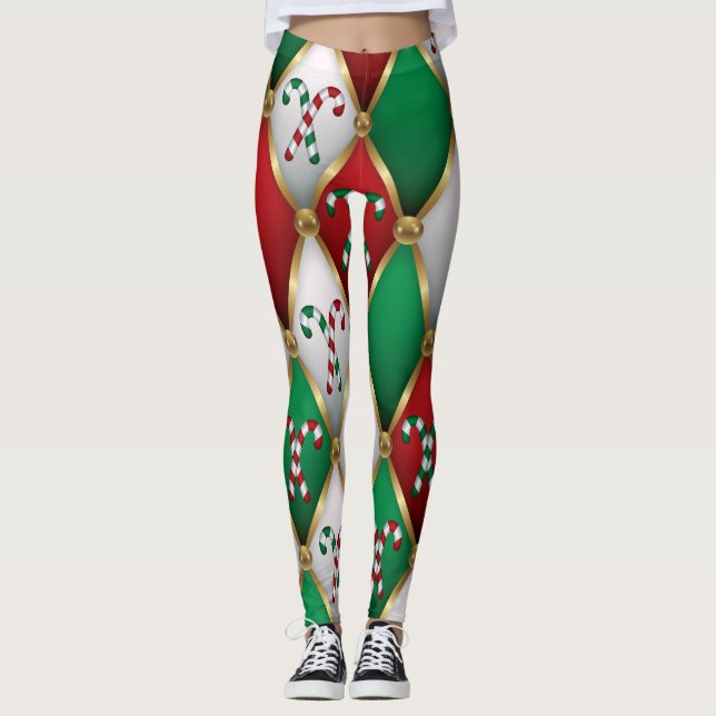 Christmas Leggings – Festive Holiday Pattern  (Framsida)