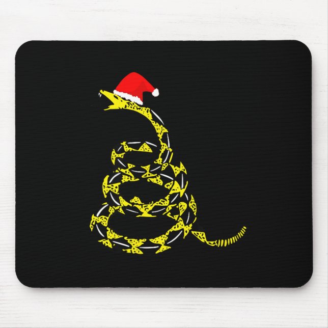 Christmas Libertarian Gadsden Don't Tread Snake  Musmatta (Framsidan)