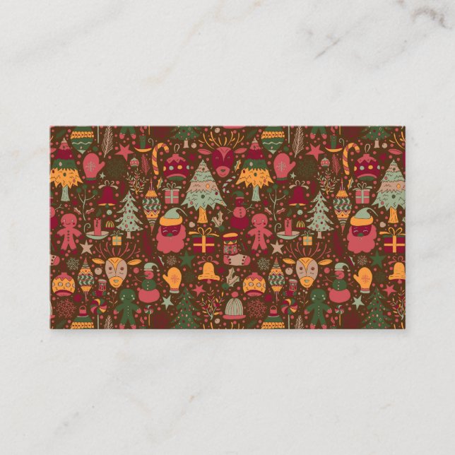 Christmas Life Visitkort (Framsida)