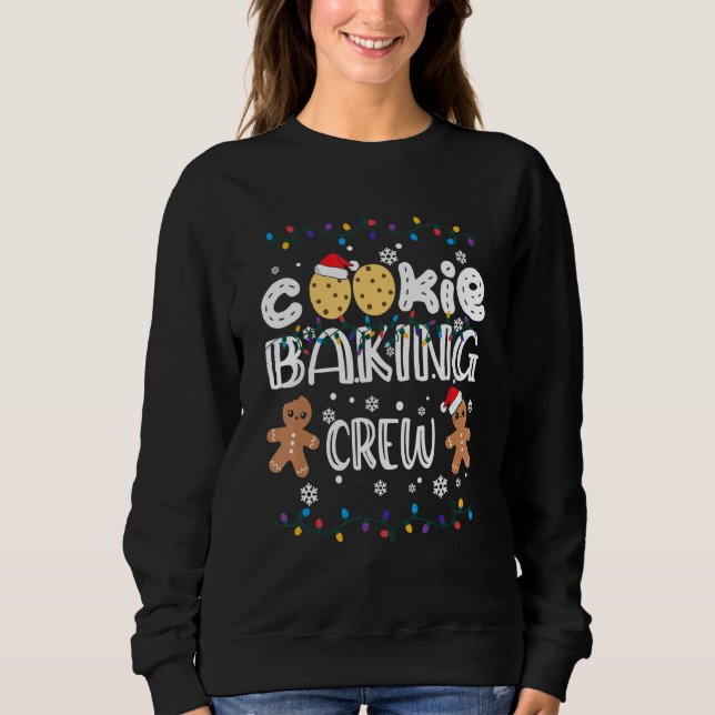 Christmas Lights Christmas Cookie Baking Crew 1 T Shirt (Framsida)