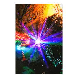 Christmas Lights Fototryck