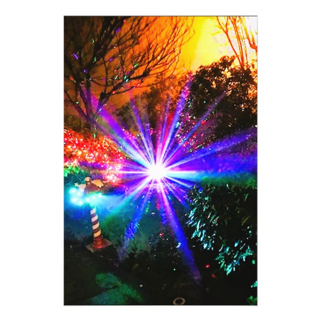 Christmas Lights Fototryck (Framsidan)