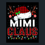 Christmas Lights Mimi Claus Family Matching Xmas P Poster<br><div class="desc">Christmas Lights Mimi Claus Family Matching Xmas Pajama</div>