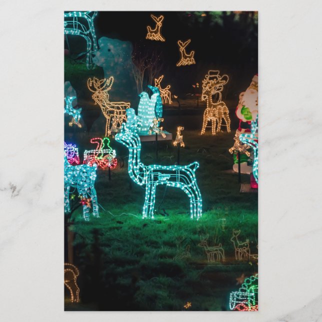 christmas ljus brevpapper (Framsida)