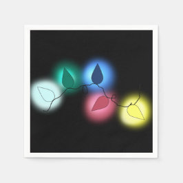 christmas ljus pappersservett