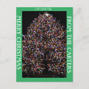 CHRISTMAS LJUS VID STEN CHRISTMAS HELG VYKORT