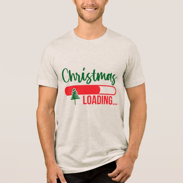 Christmas LOADING T Shirt (Framsida)