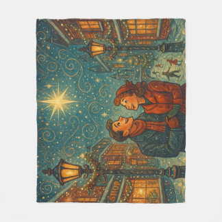 Christmas Love Blanket Fleecefilt