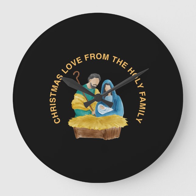 CHRISTMAS LOVE FROM THE HOLY FAMILY STOR KLOCKA (Framsida)