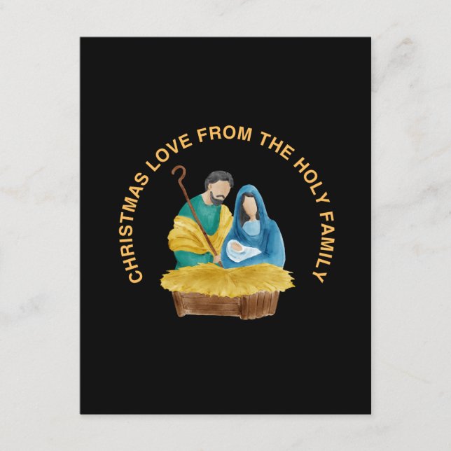 CHRISTMAS LOVE FROM THE HOLY FAMILY TILLÄGGSKORT (Framsida)