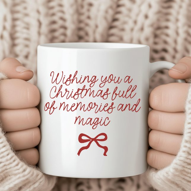 Christmas Magic & Memories Coffee Mug for Moms Kaffemugg (christmas mug for teachers, christmas mug for office, christmas gift for her, christmas gift for him)