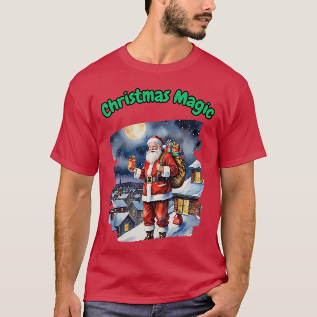 Christmas Magic T Shirt (Framsida)