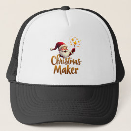 Christmas Maker Santa Trucker Hat Keps