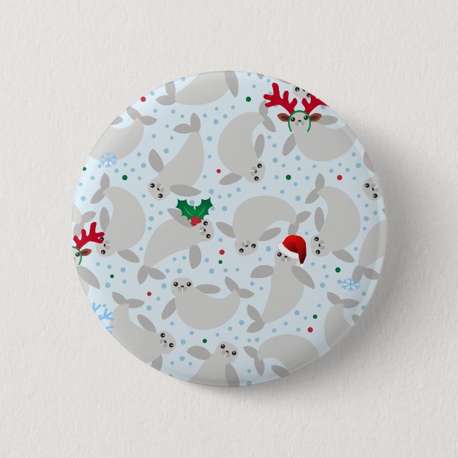 christmas manatee knapp (Framsida)