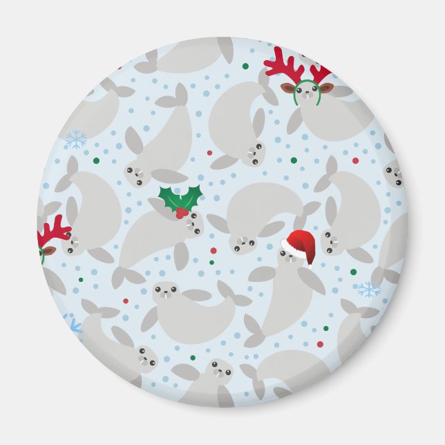 christmas manatee magnet (Framsidan)