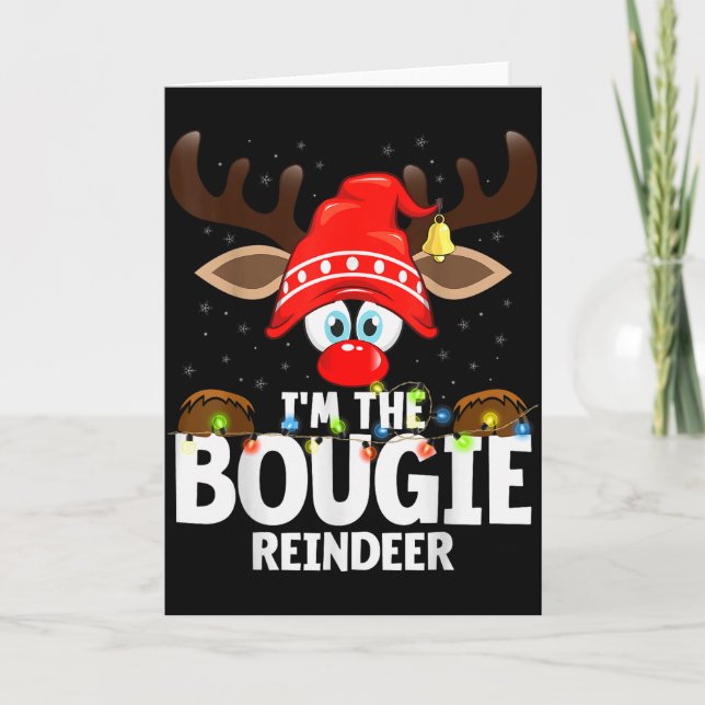 Christmas Matching I'm The Bougie Reindeer  Kort (Framsida)