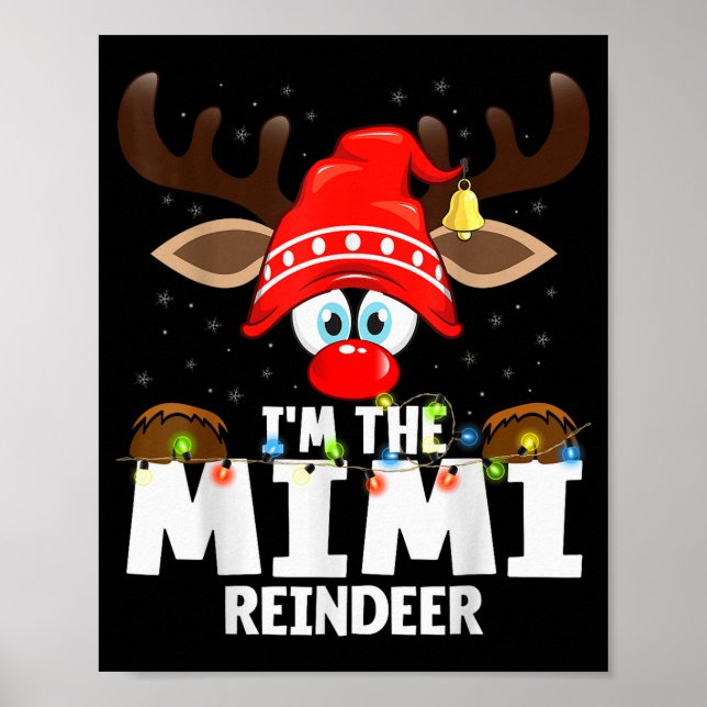Christmas Matching I'm The Mimi Reindeer  Poster (Framsidan)