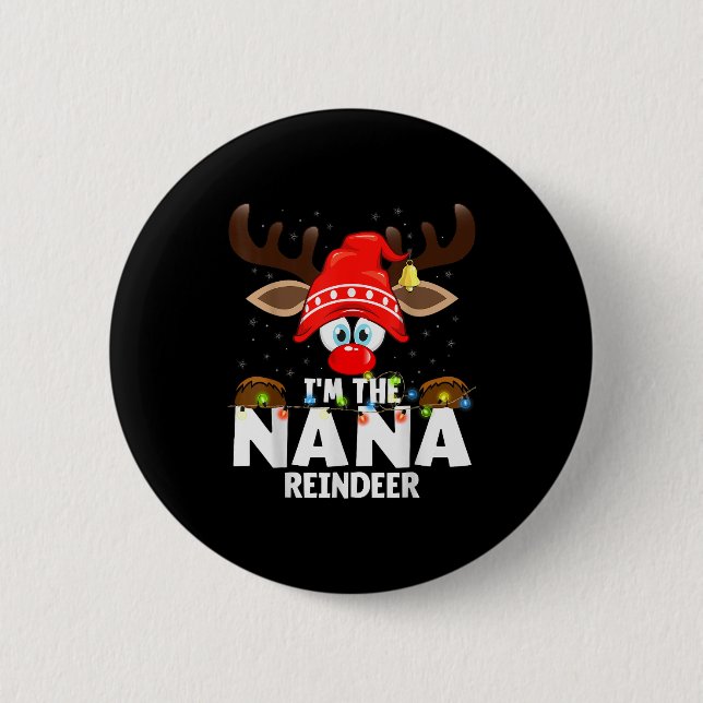 Christmas Matching I'm The Nana Reindeer  Knapp (Framsida)