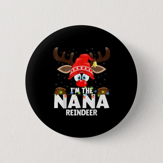 Christmas Matching I'm The Nana Reindeer  Knapp (Framsida)