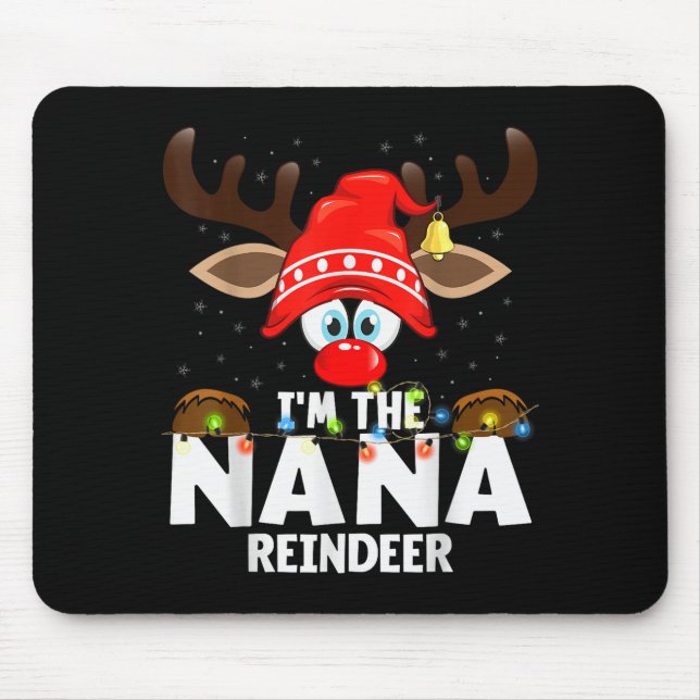 Christmas Matching I'm The Nana Reindeer  Musmatta (Framsidan)