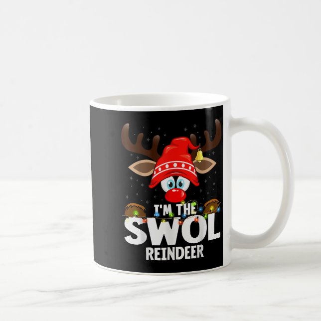 Christmas Matching I'm The Swol Reindeer  Kaffemugg (Höger)