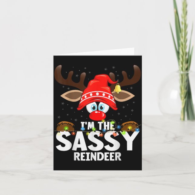 Christmas Matching I'm The Sy Reindeer  Kort (Framsida)