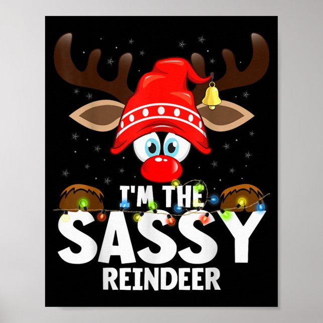 Christmas Matching I'm The Sy Reindeer  Poster (Framsidan)