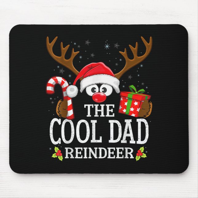 Christmas Matching The Cool Dad Reindeer Family  Musmatta (Framsidan)