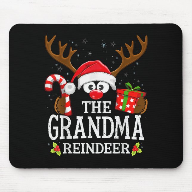 Christmas Matching The Grandma Reindeer Family  Musmatta (Framsidan)