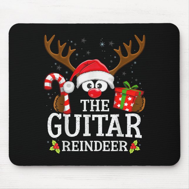 Christmas Matching The Guitar Reindeer Family  Musmatta (Framsidan)