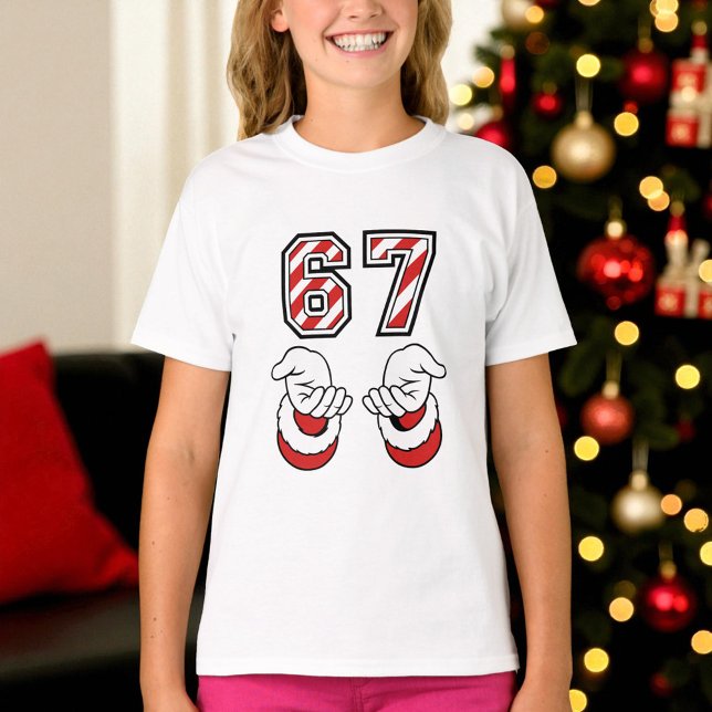 Christmas Meme Six Seven 67 6 7 Holiday T Shirt (Skapare uppladdad)